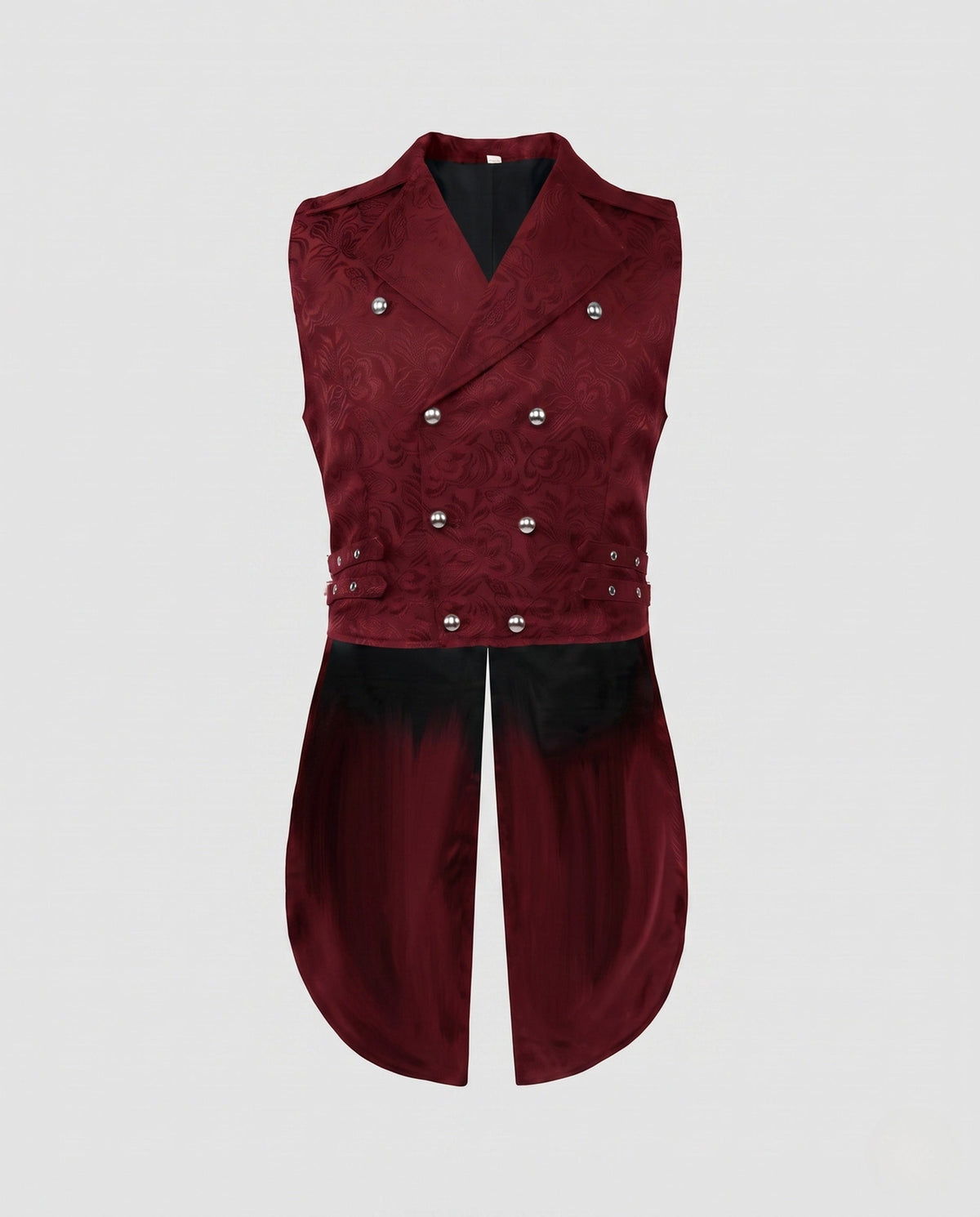 Women's Asymmetrical Waistcoat with Embellishments