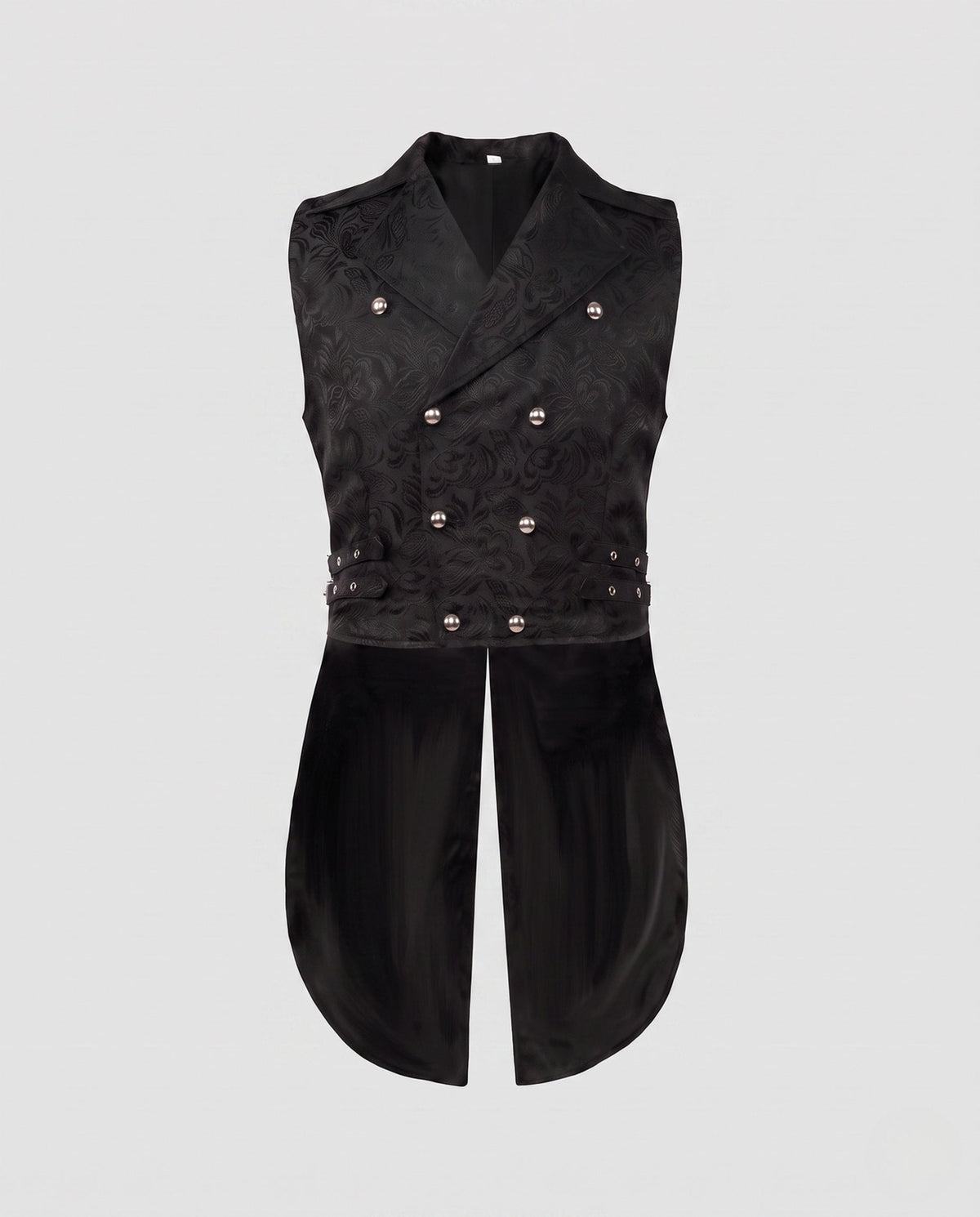 Women's Asymmetrical Waistcoat with Embellishments