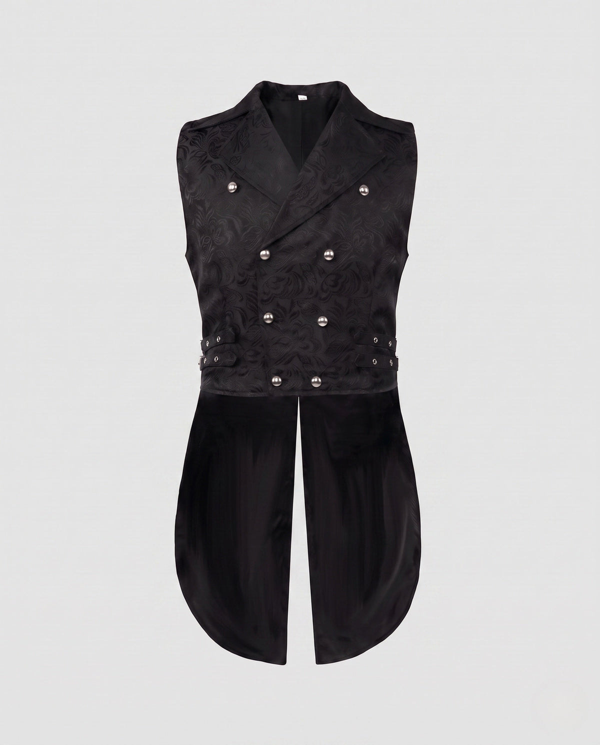 Women's Asymmetrical Waistcoat with Embellishments