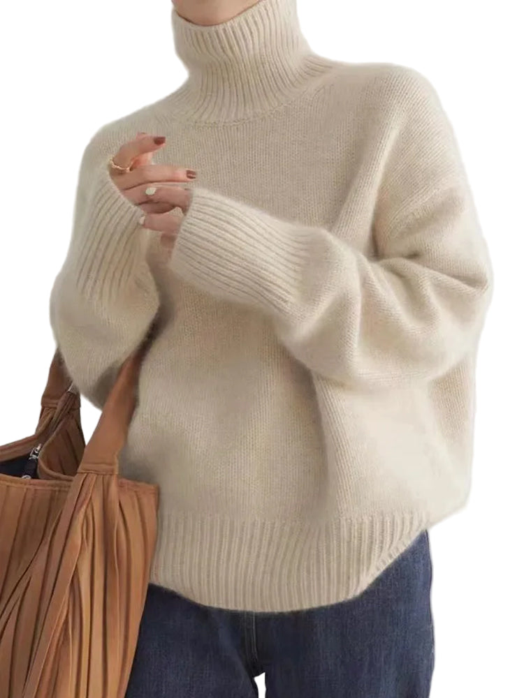 Women's Cashmere Turtleneck Sweater
