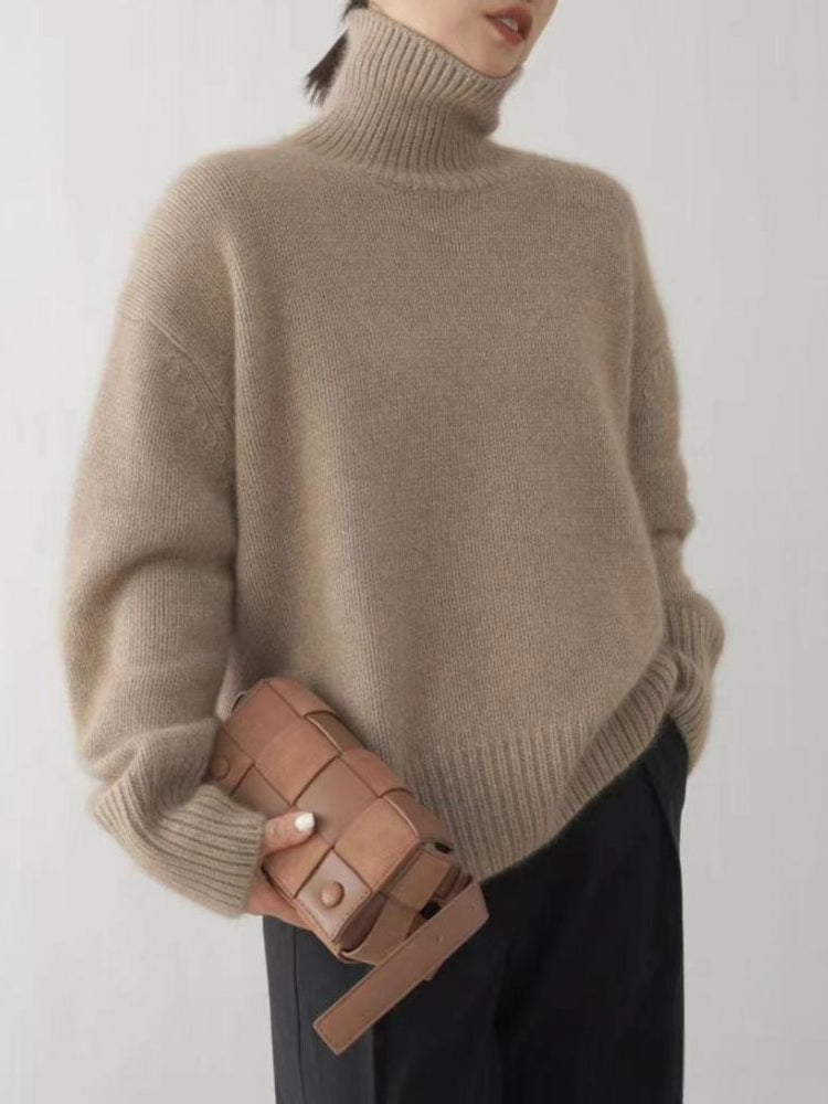 Women's Cashmere Turtleneck Sweater