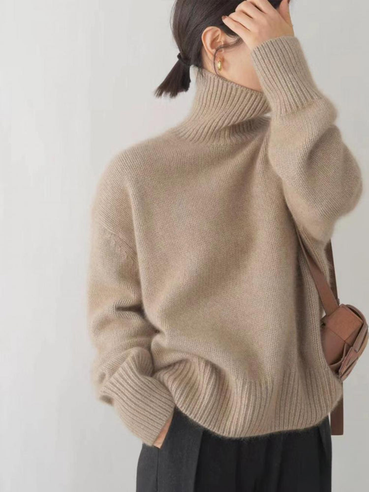 Women's Cashmere Turtleneck Sweater
