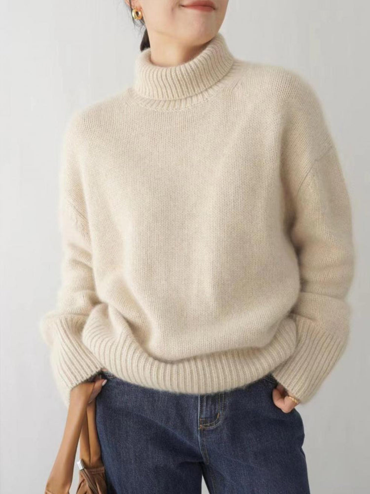 Women's Cashmere Turtleneck Sweater