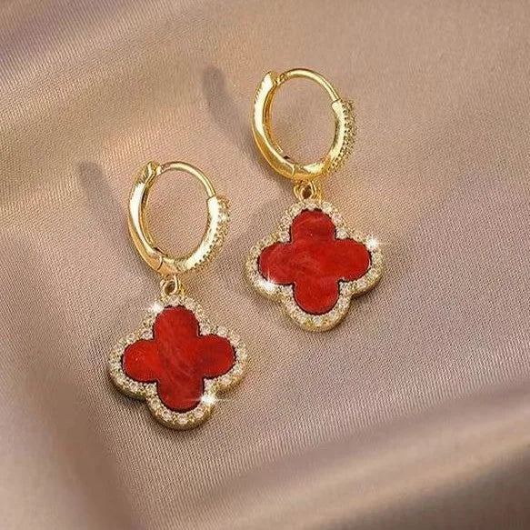 Women's Clover Earrings - Style & Luck