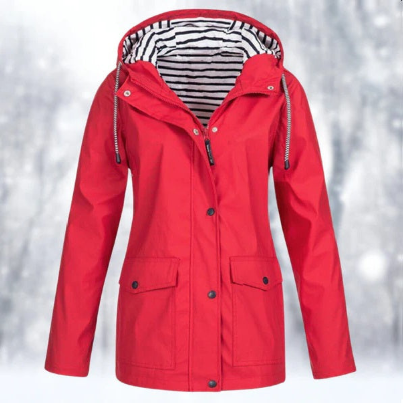 Women's Comfortable Waterproof Winter Hooded Jacket
