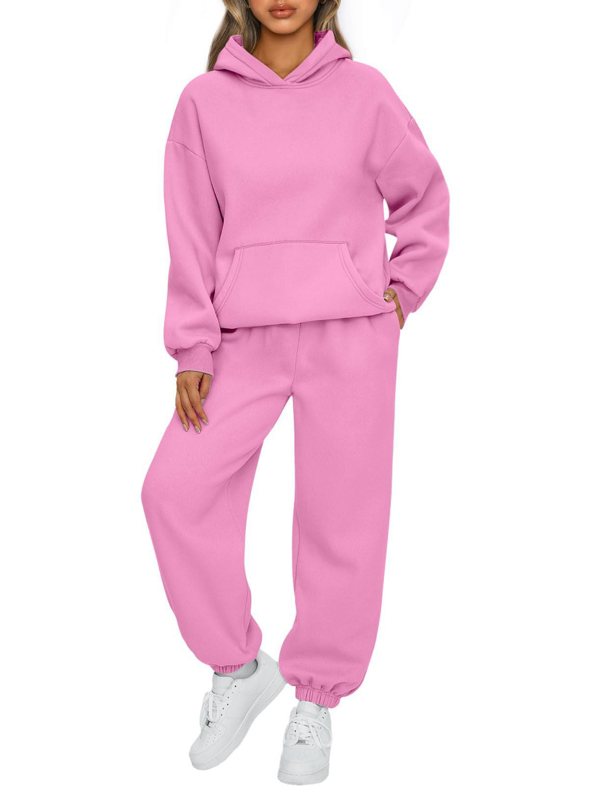 Women's Cozy Hooded Sweatshirt Set