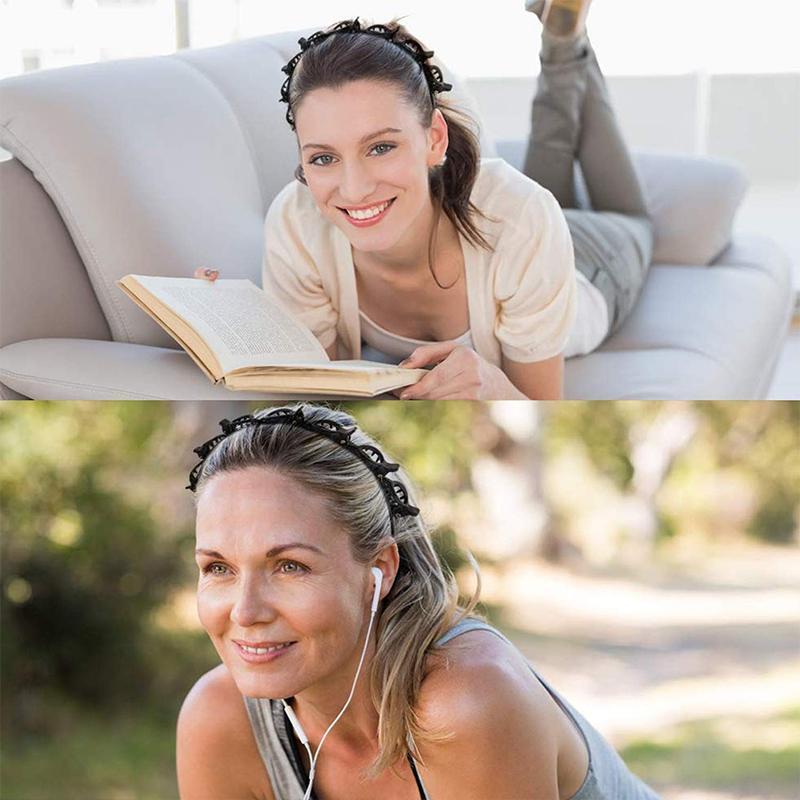 Women's Double Layer Hair Styling Headband Clips