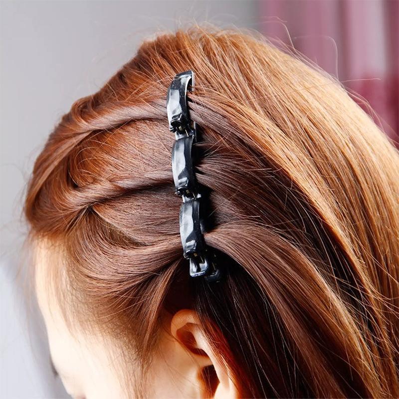 Women's Double Layer Hair Styling Headband Clips