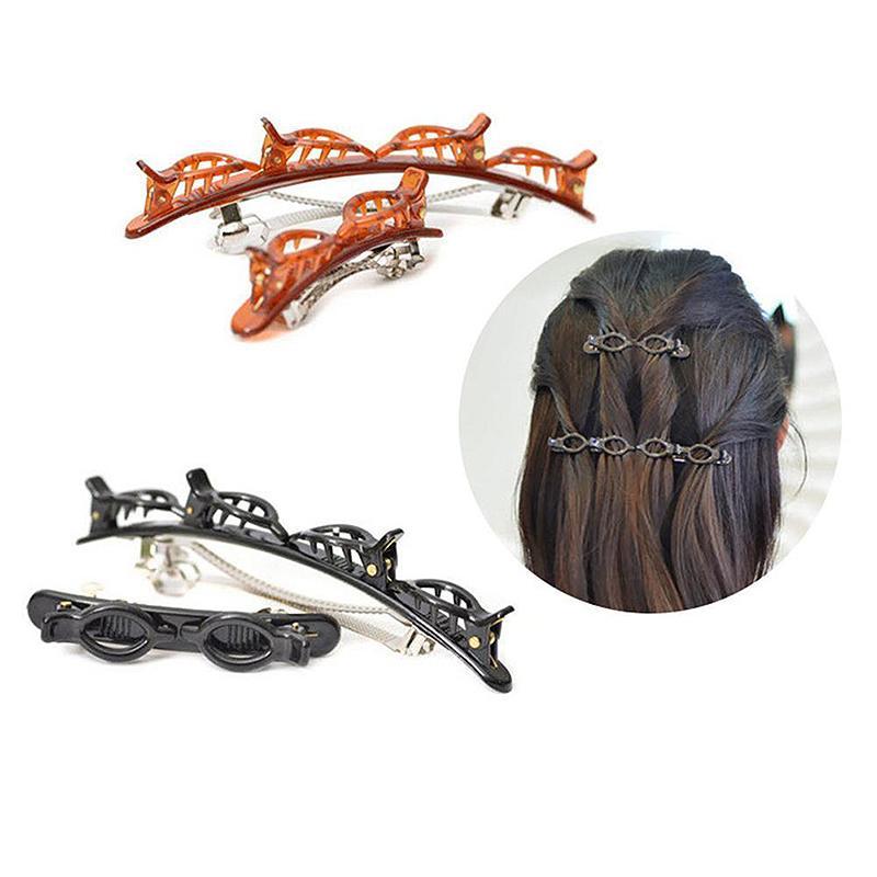 Women's Double Layer Hair Styling Headband Clips