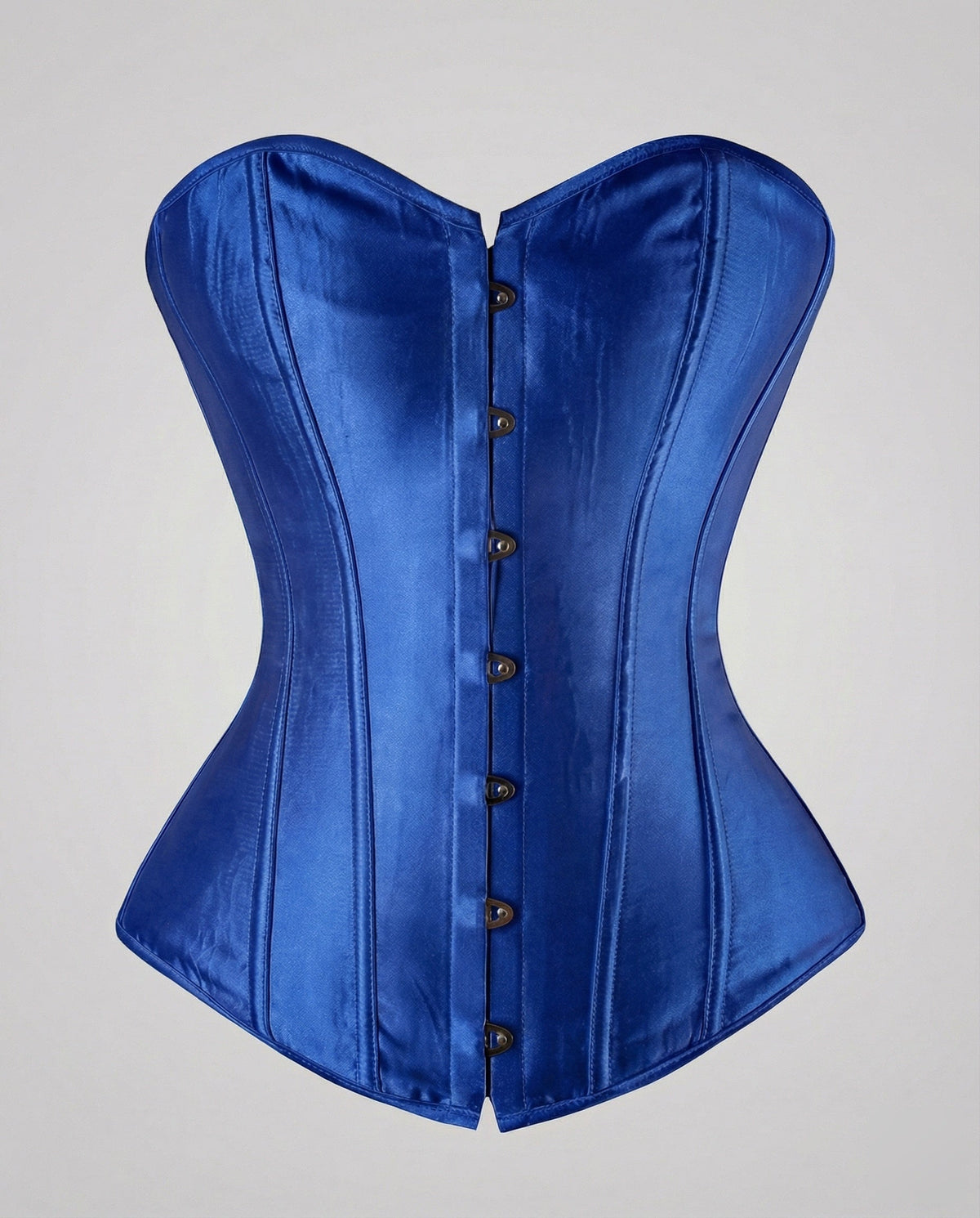 Women's Elegant Satin Corset with Reinforced Boning
