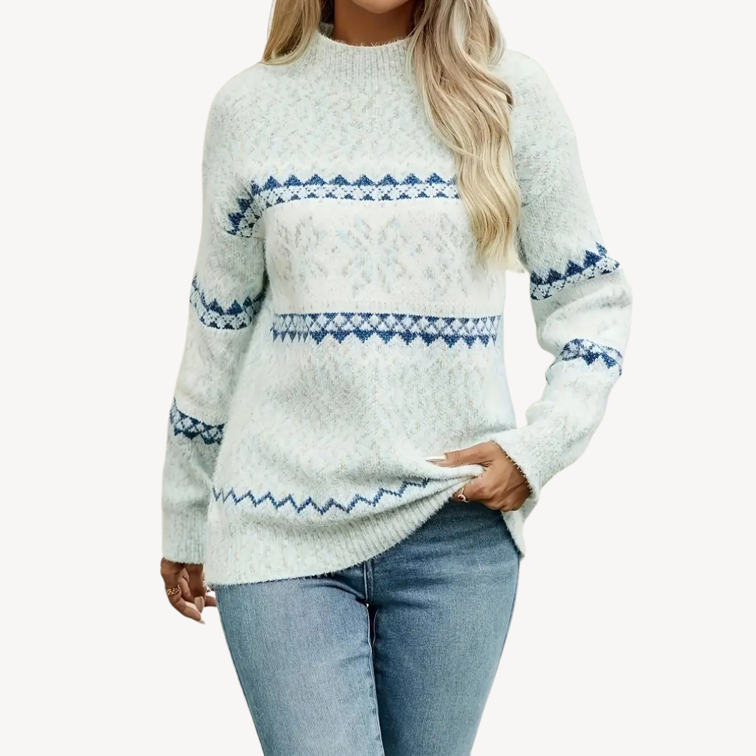 Women's Fair Isle Knitted Winter Sweater
