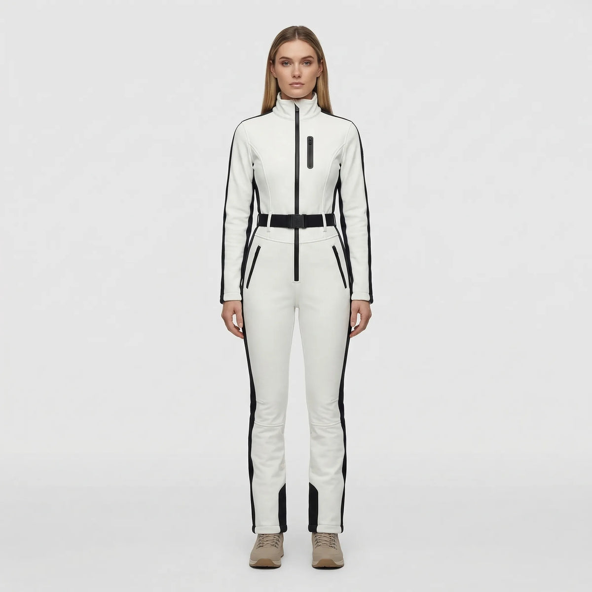 Women's Form-Fitting One-Piece Ski Suit - Iris