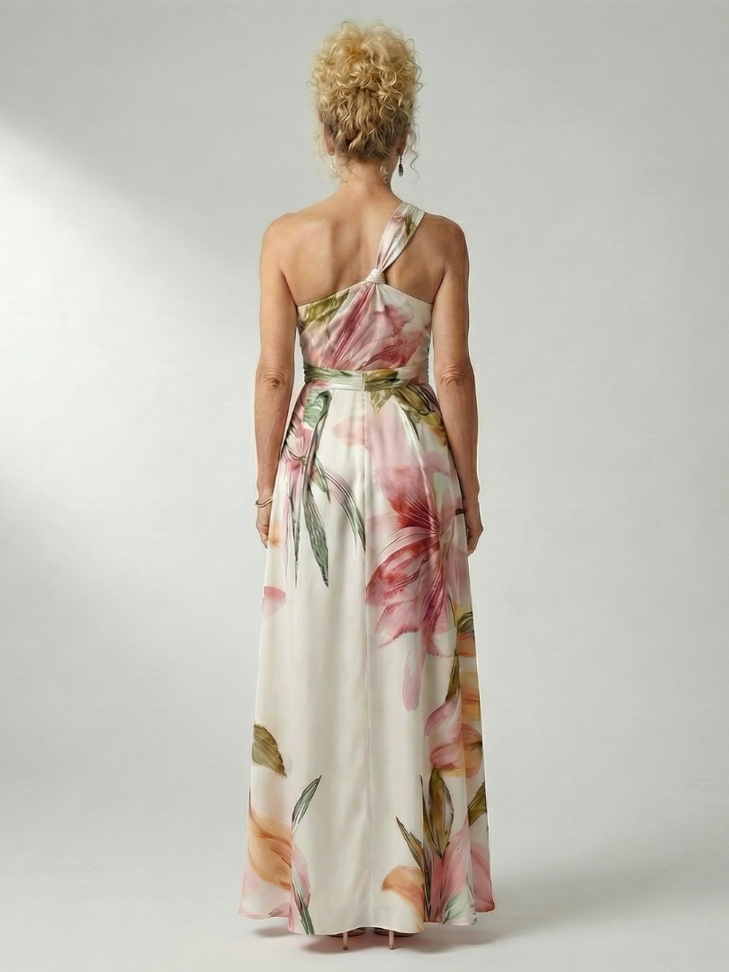 Women's Halter A-Line Maxi Dress