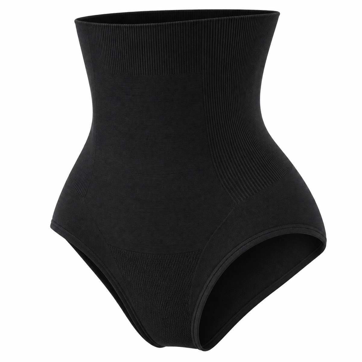 Women's High-Waisted Shapewear Briefs | Nylon & Elastane | Seamless Moderate Compression Panties