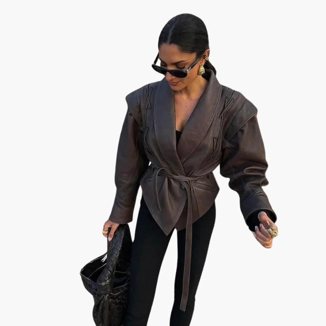 Women's Jacket with Button Placket