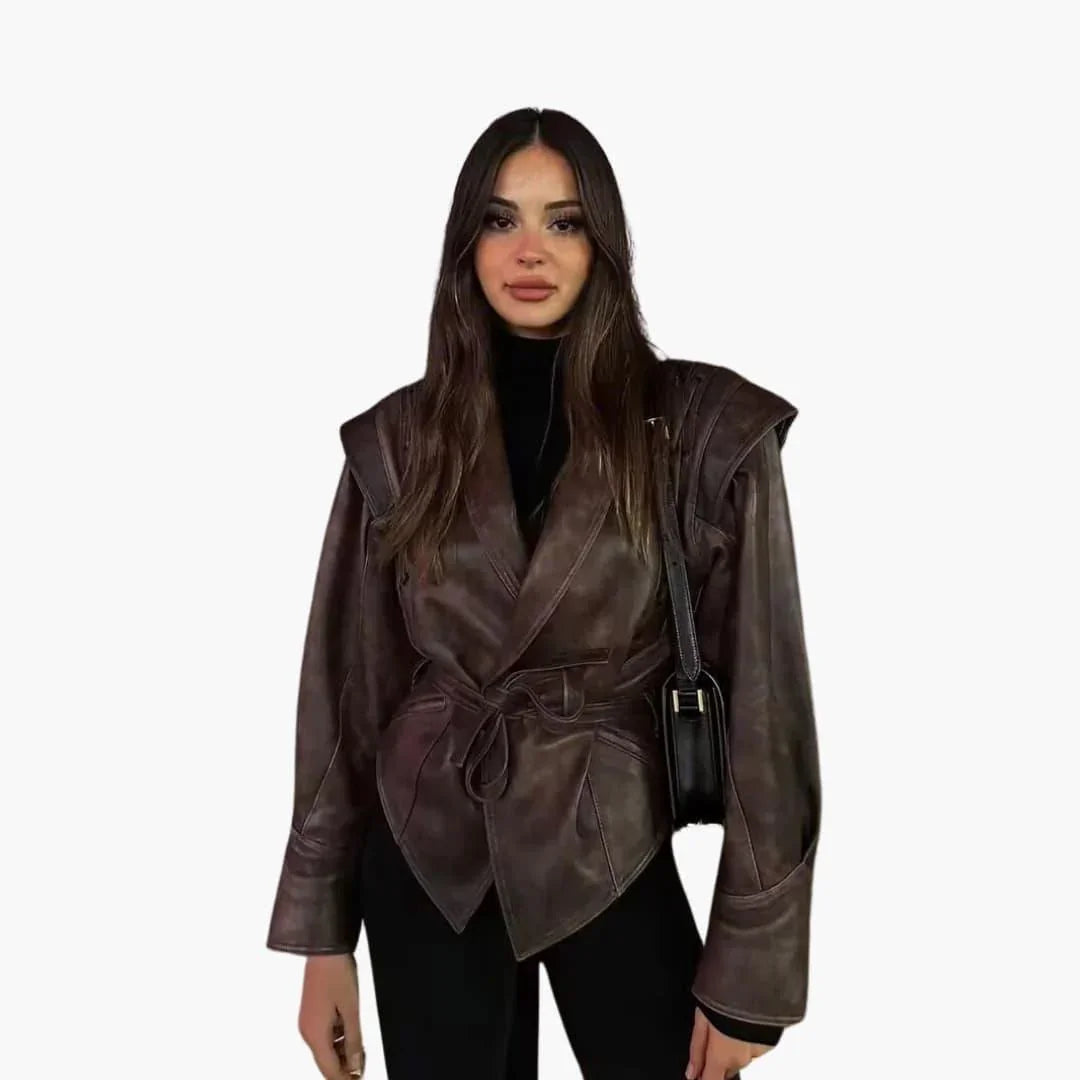 Women's Jacket with Button Placket