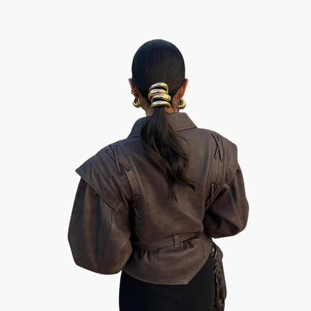 Women's Jacket with Button Placket