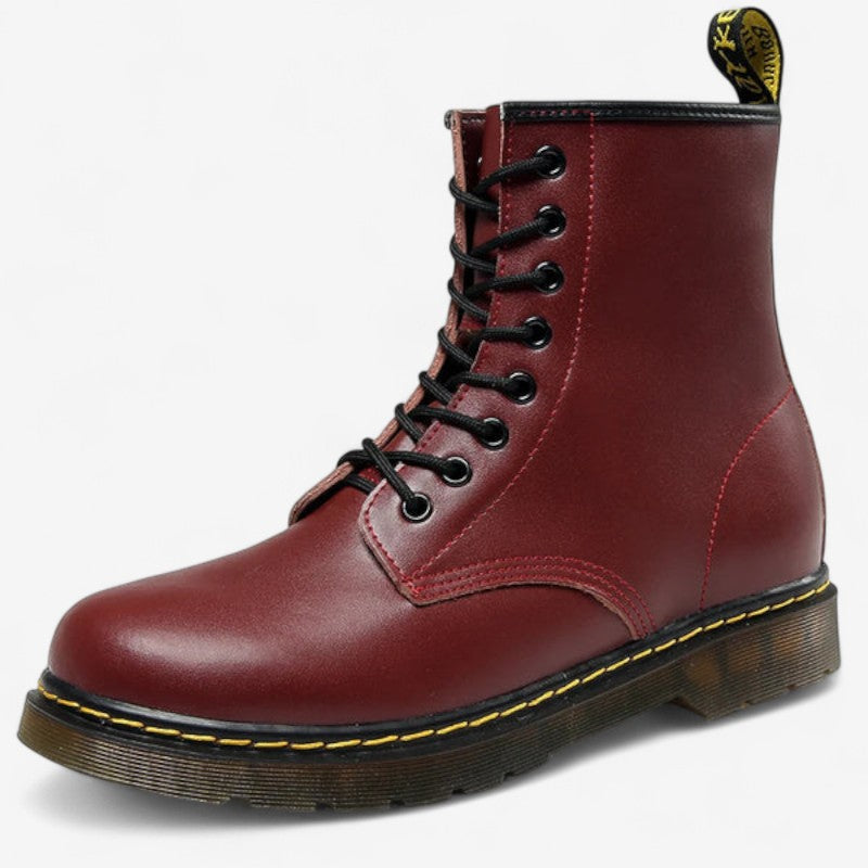 Women's Lace-Up Ankle Boots with Non-Slip Sole