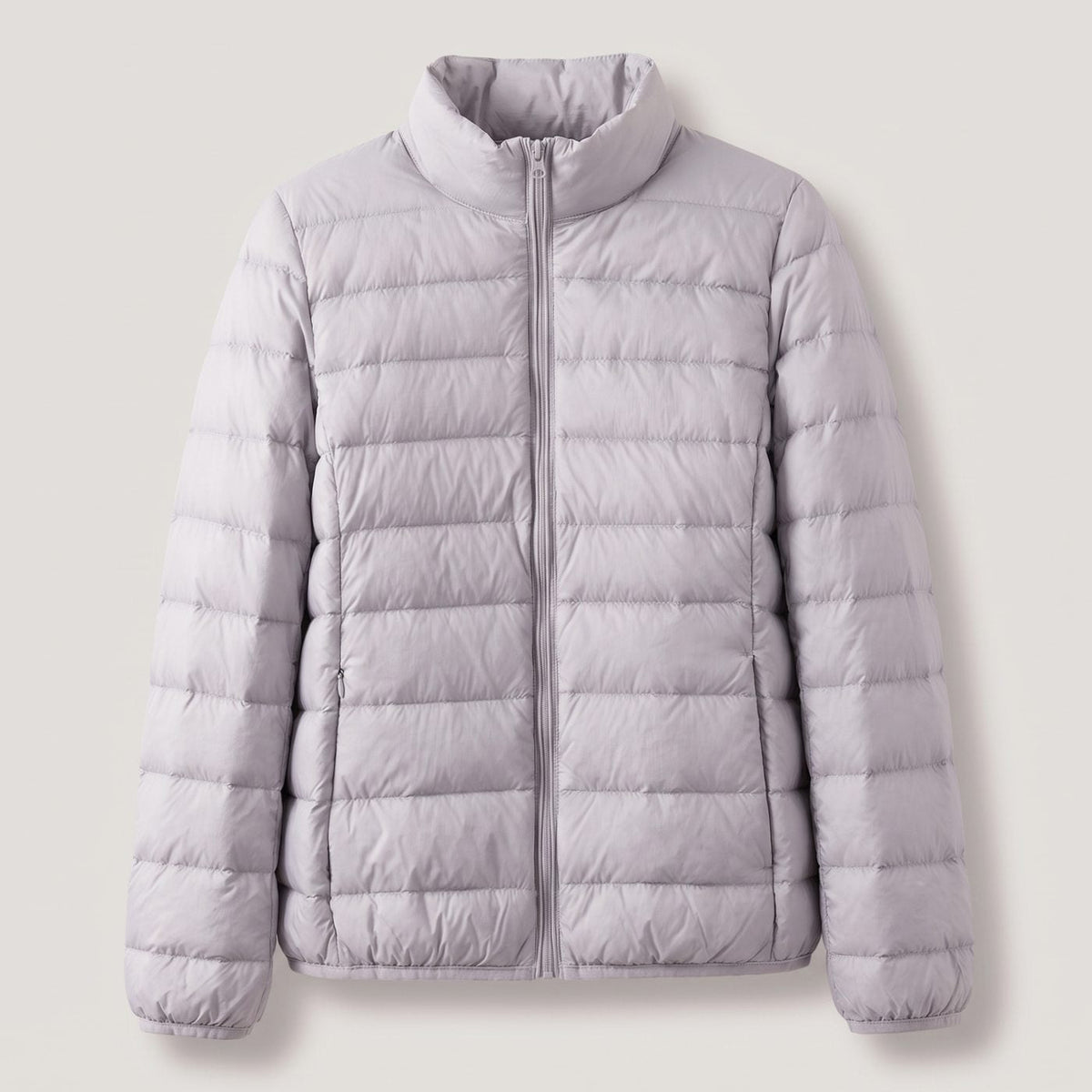 Women's Lightweight Down-Fill Stand-Collar Quilted Jacket