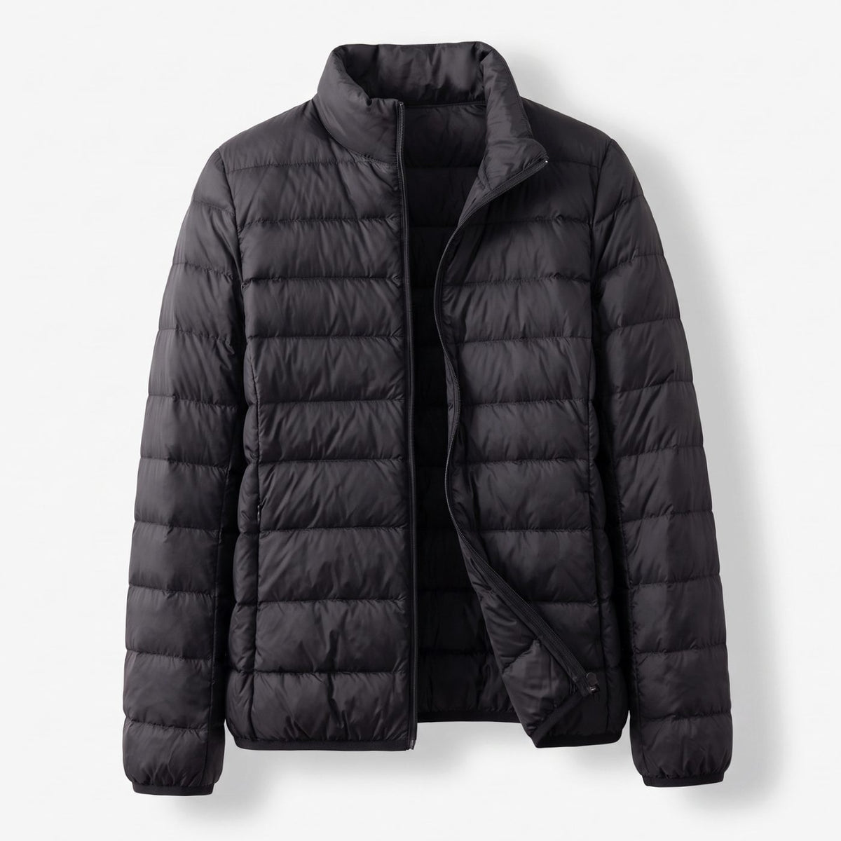 Women's Lightweight Down-Fill Stand-Collar Quilted Jacket