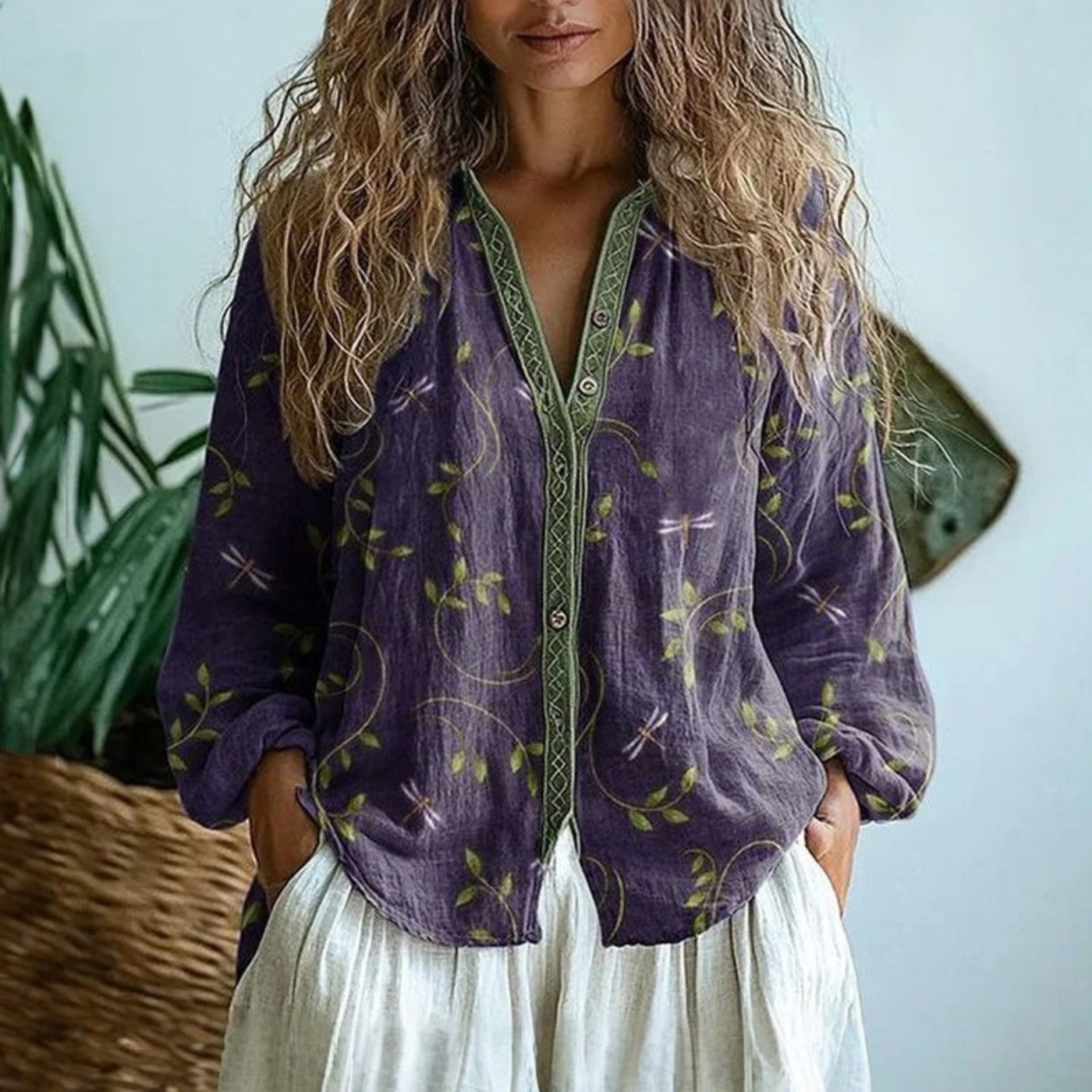 Women's Long-Sleeve Blouse