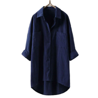 Women's Long-Sleeve Blouse with Airy Cut
