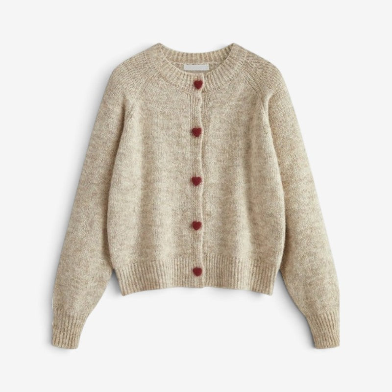 Women's Long-Sleeve Button-Up Cardigan