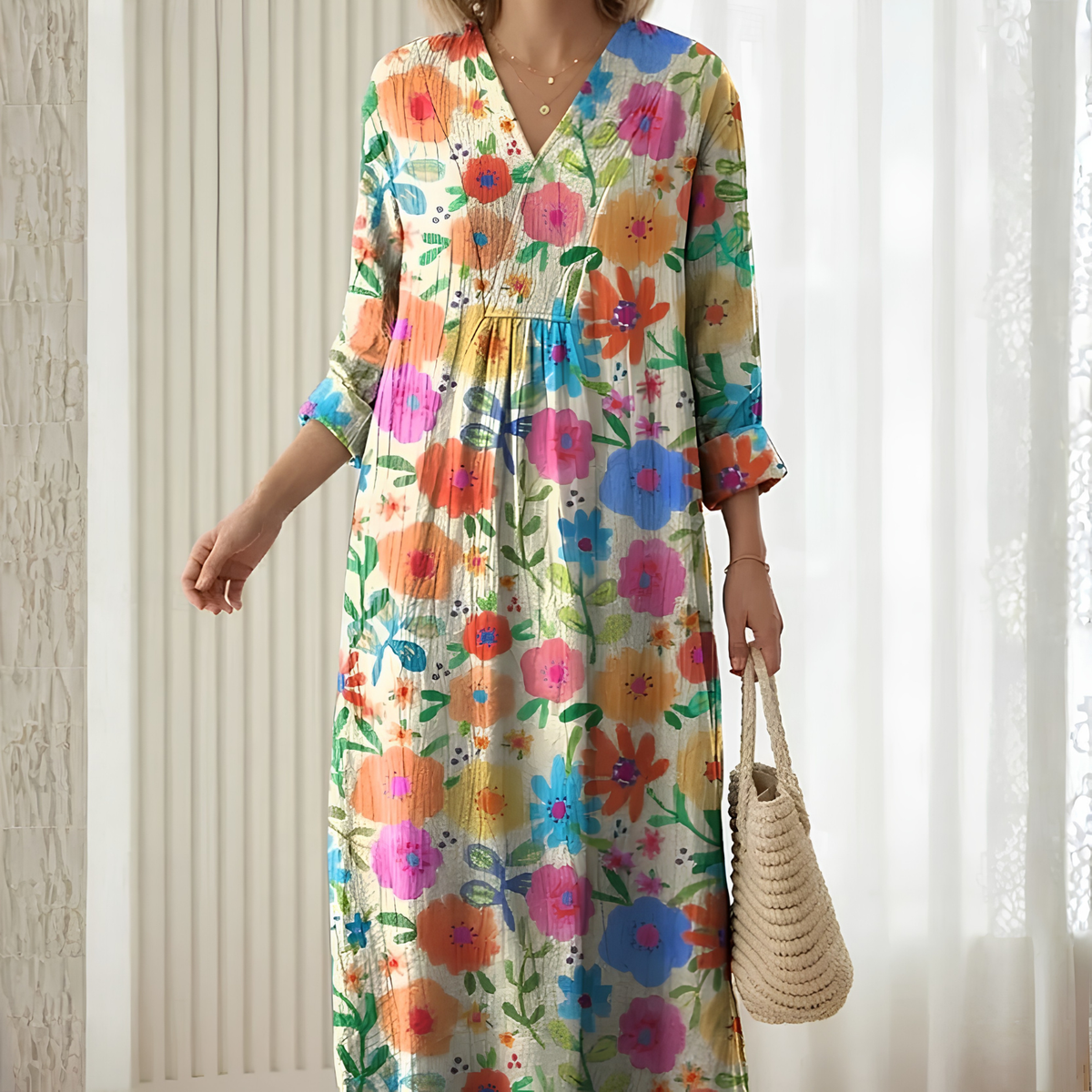 Women's Long-Sleeved Dress