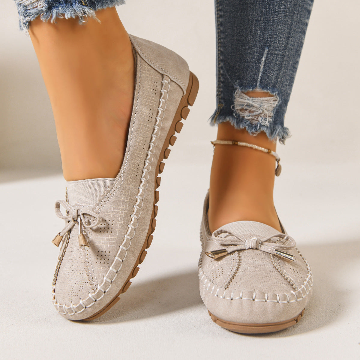 Women's Orthopedic Wide Fit Cushioned Slip-On Loafers