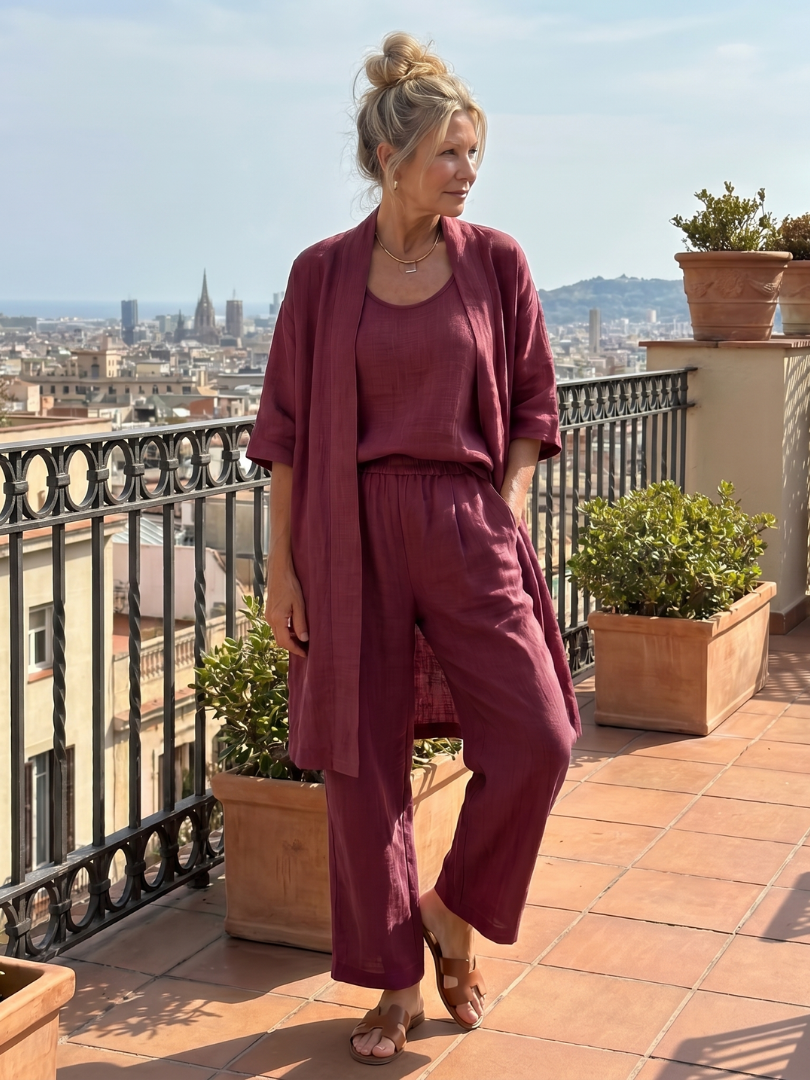 Women's Relaxed Three-Piece Set