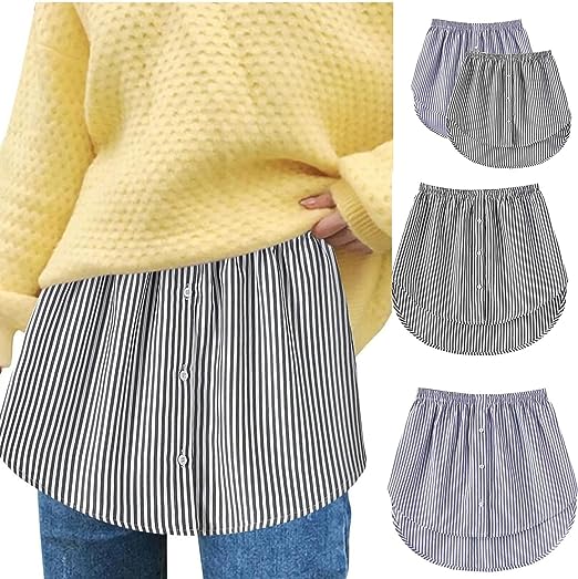 Women's Shirt Extender with Elastic Waistband
