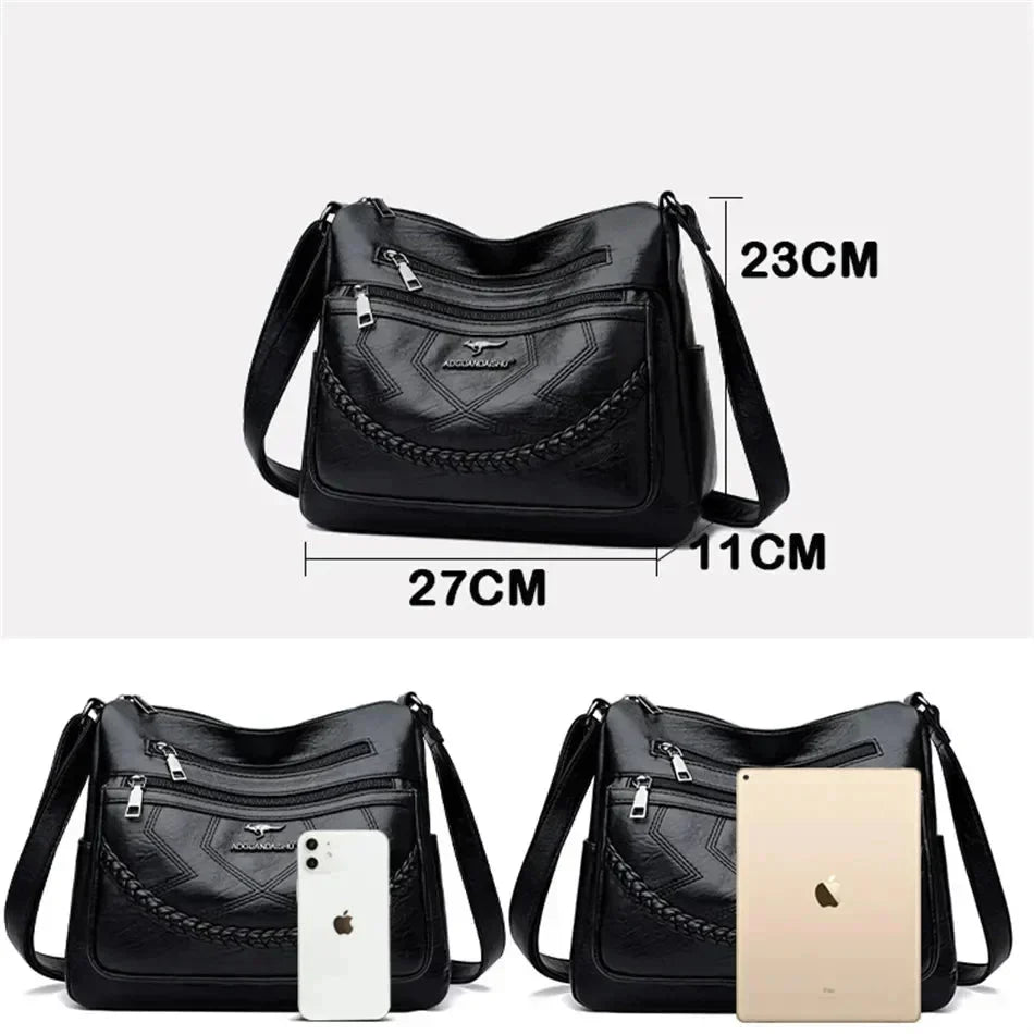 Women's Soft Leather Shoulder Bag
