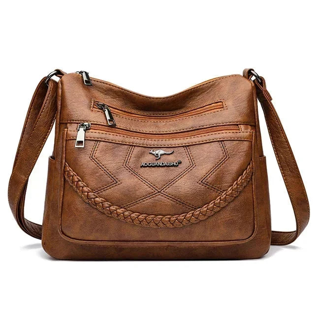 Women's Soft Leather Shoulder Bag