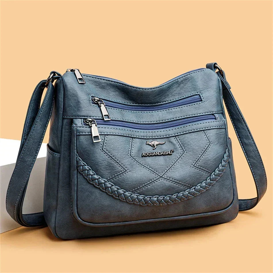 Women's Soft Leather Shoulder Bag