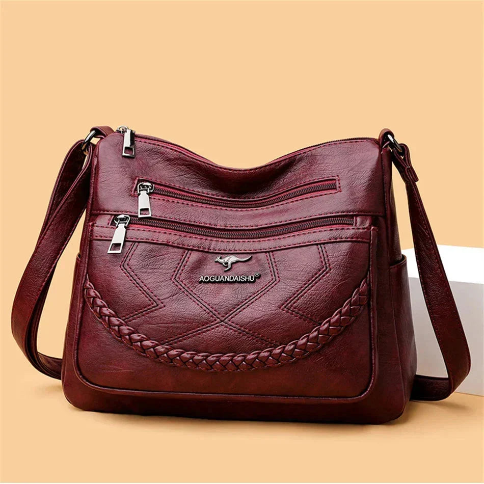 Women's Soft Leather Shoulder Bag