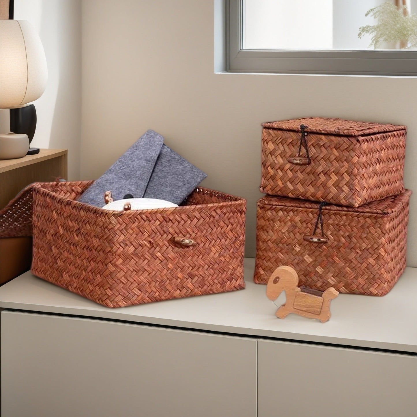Women's Storage Box With Lid Spacious Design