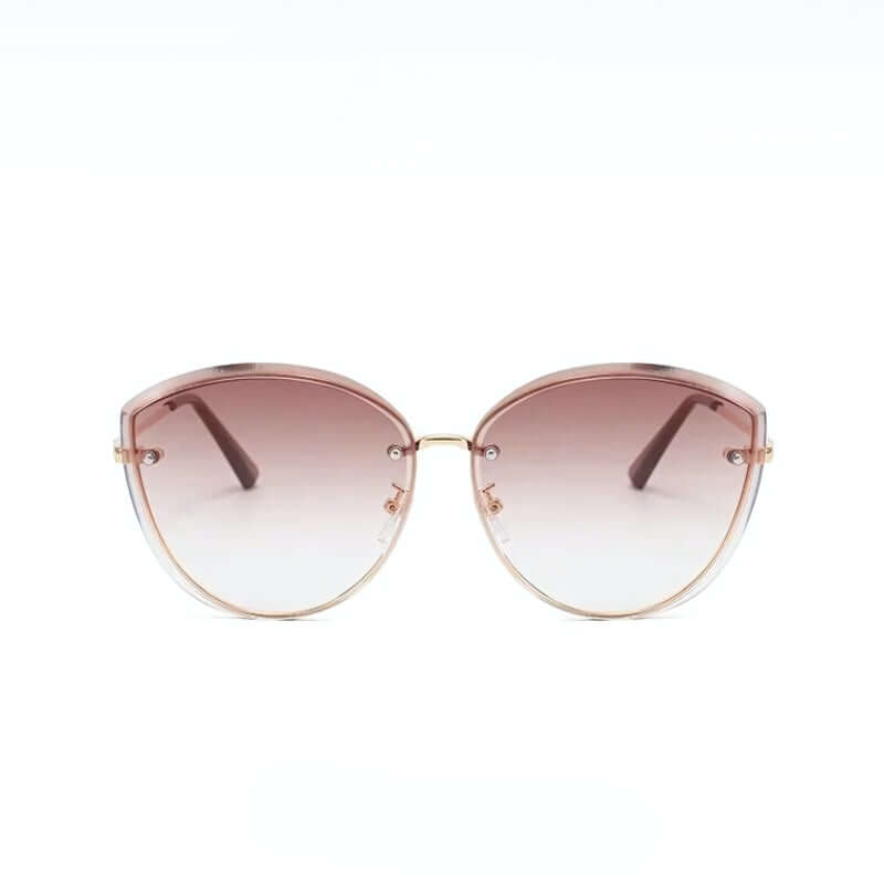 Women's Sunglasses, Rimless Cat Eye Shape UV400