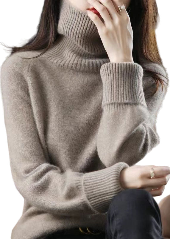 Women's Thick Turtleneck Sweater – Warm and Elegant Knit