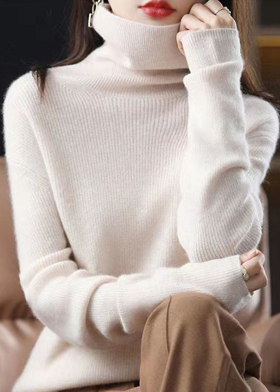 Women's Thick Turtleneck Sweater – Warm and Elegant Knit