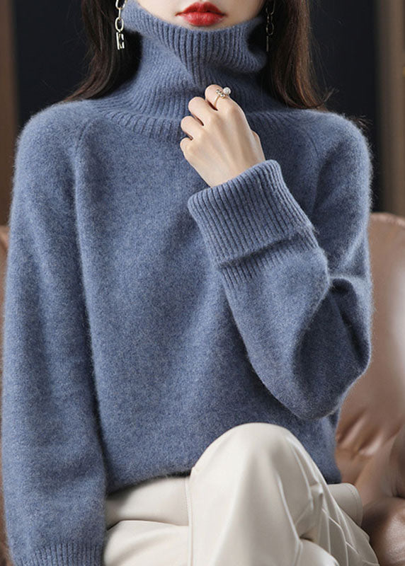 Women's Thick Turtleneck Sweater – Warm and Elegant Knit