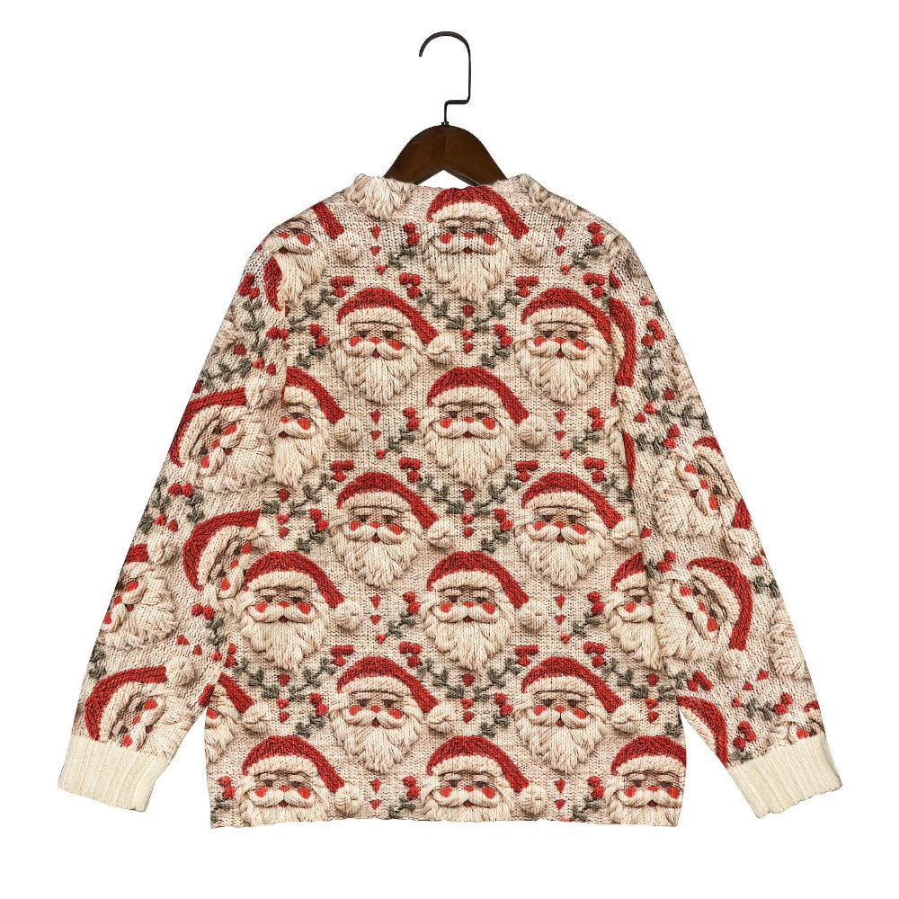 Women's Ugly Christmas Sweater Knitted Cardigan