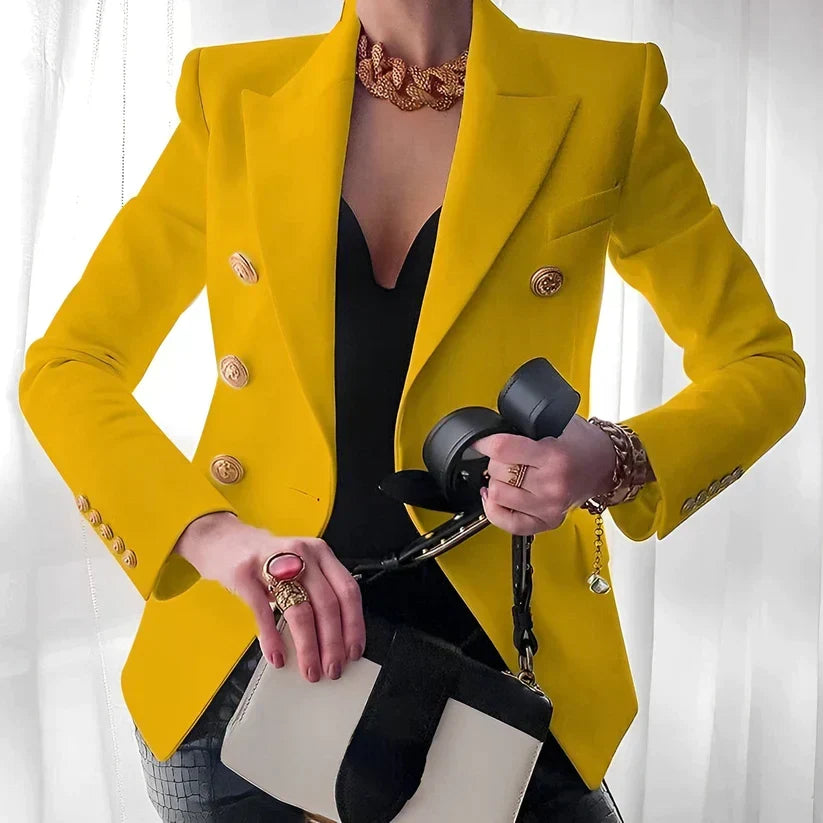 Women's Vintage-Inspired Blazer – Classic Tailoring with a Modern Twist