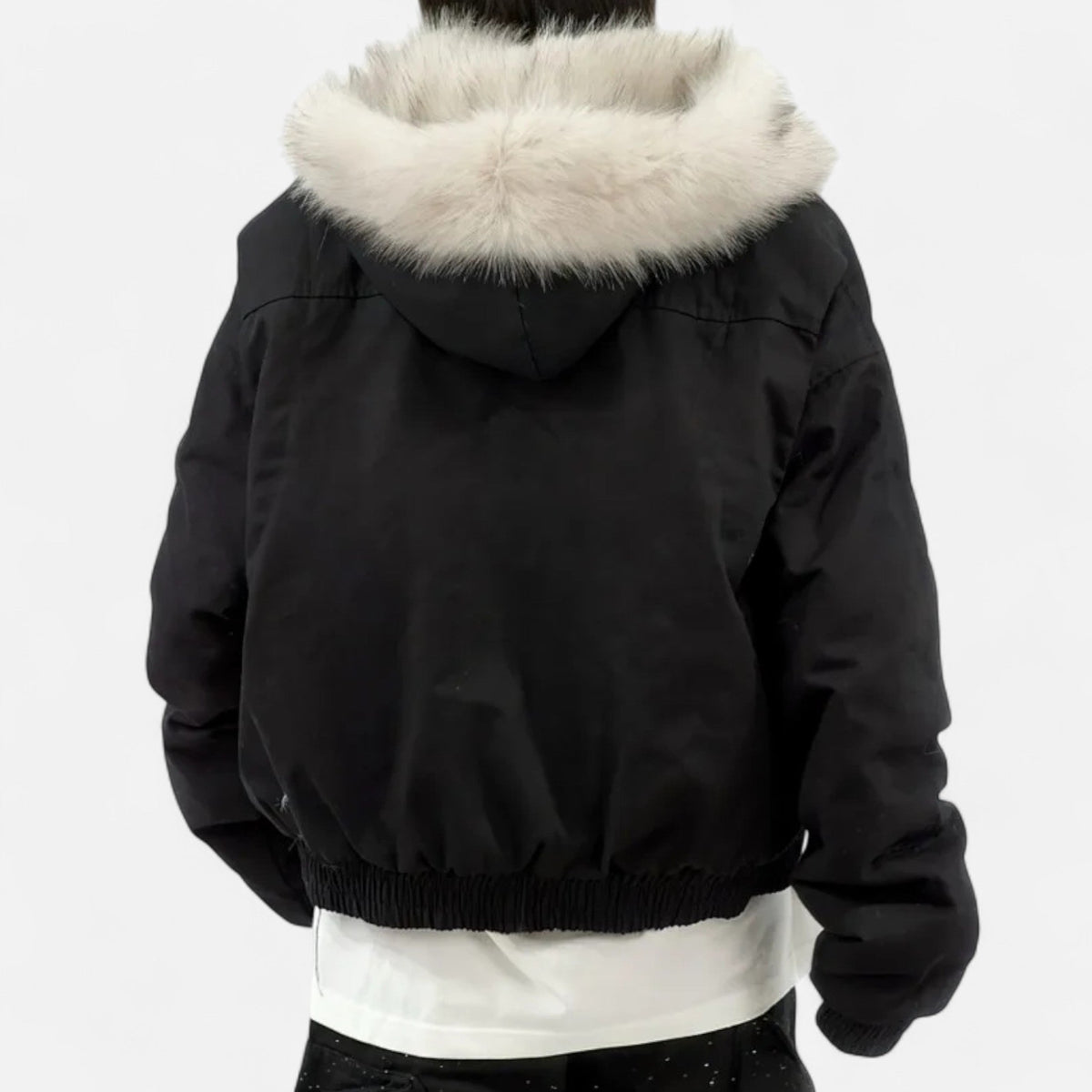 Women's Vintage Winter Jacket – Fur Collar & Fitted Waist