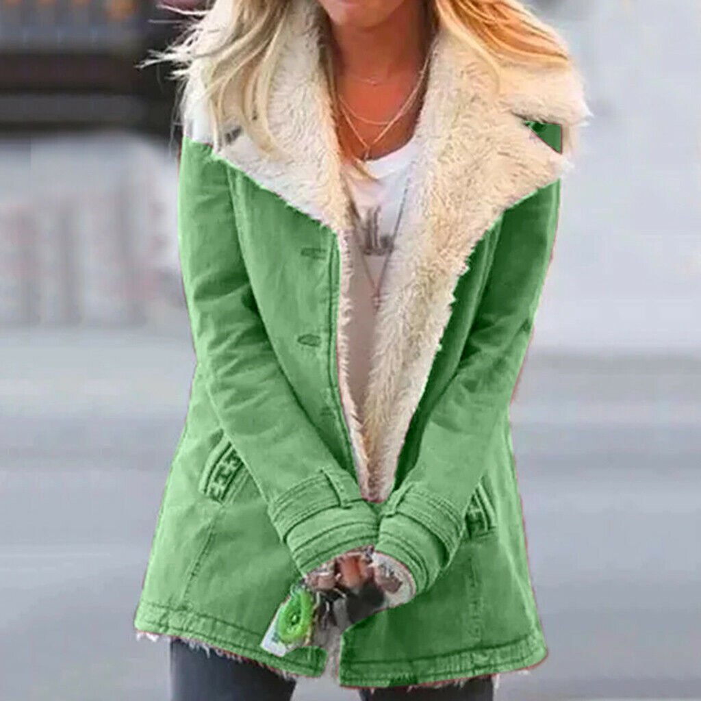 Women's Warm-Lined Winter Jacket - For Cosy Comfort and Style