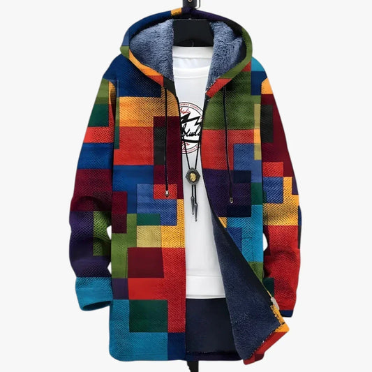 Women's Warm Long Hooded Jacket - Padded Winter Coat & Parka