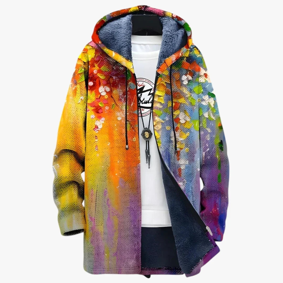 Women's Warm Long Hooded Jacket - Padded Winter Coat & Parka