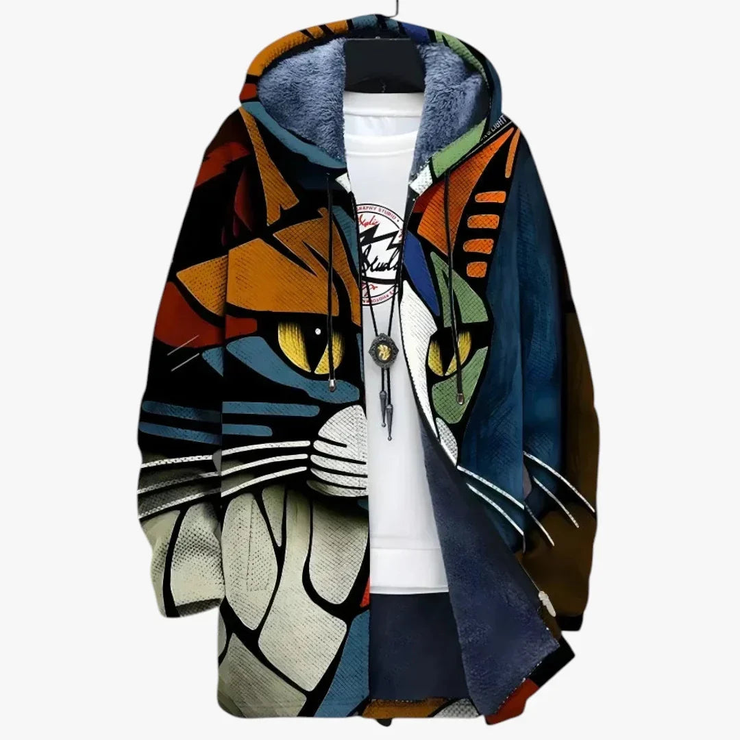 Women's Warm Long Hooded Jacket - Padded Winter Coat & Parka