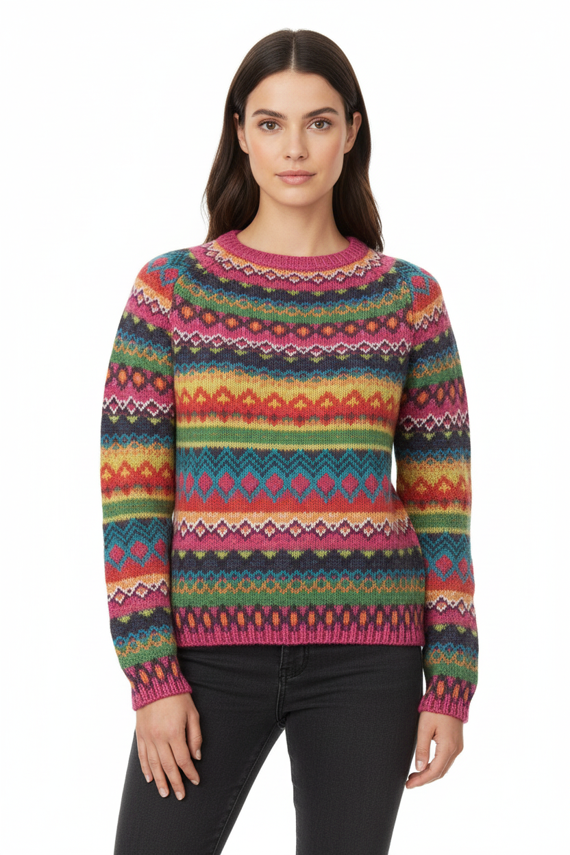 Women's Warm Norwegian Sweater