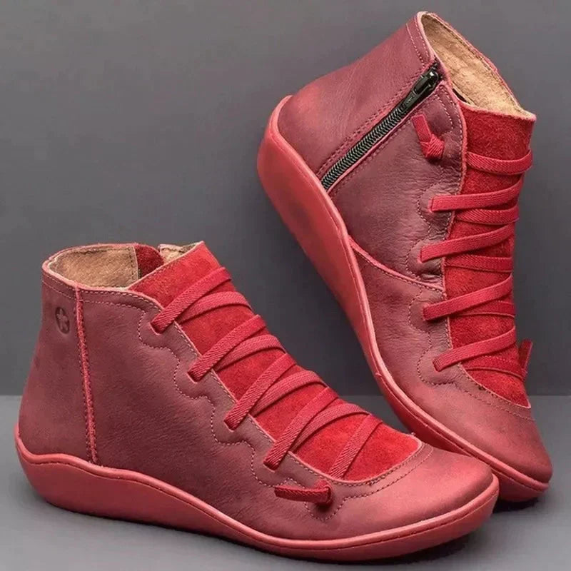 Women's Waterproof Winter Boots with Comfortable Sole and Arch Support