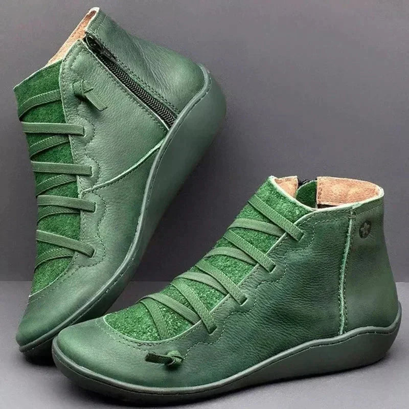Women's Waterproof Winter Boots with Comfortable Sole and Arch Support